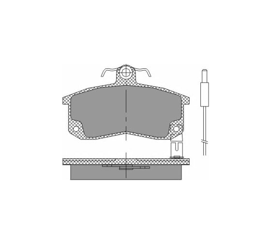 Изображение товара Тормозные колодки комплект 4 шт SCT SP216