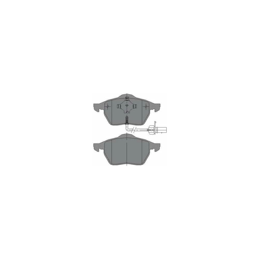 Изображение товара Комплект тормозных колодок SCT SP259 для Audi, Ford, Seat, Skoda, Volkswagen