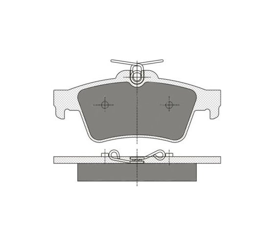 Изображение товара Тормозные колодки комплект 4 шт SCT SP357