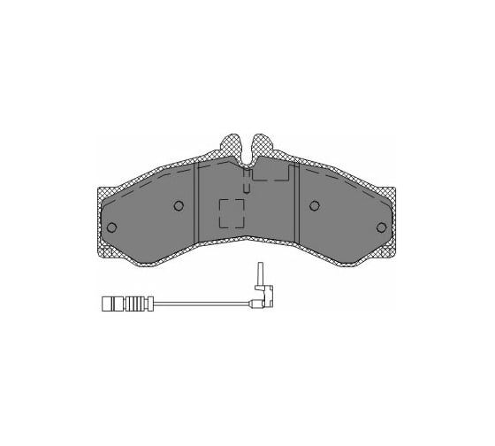 Изображение товара Тормозные колодки комплект 4 шт SCT SP132