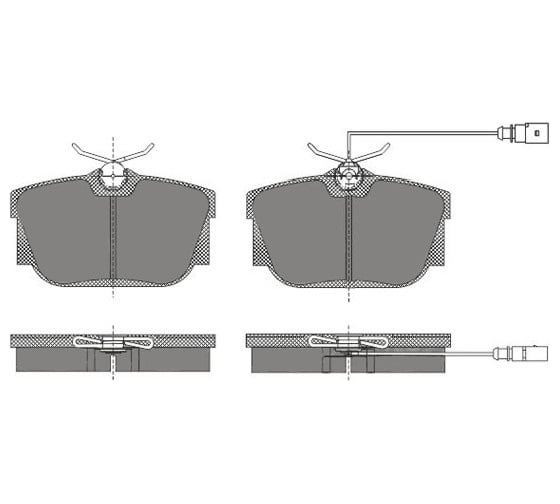 Изображение товара Тормозные колодки 4 шт SCT SP484