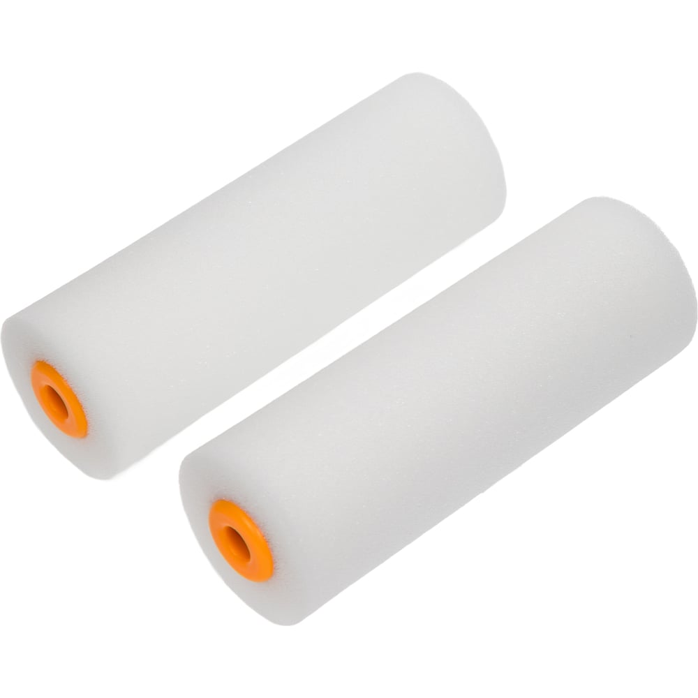 Изображение товара Поролоновый малярный валик 6x35x100 мм комплект 2 шт профессиональный для отделочных работ