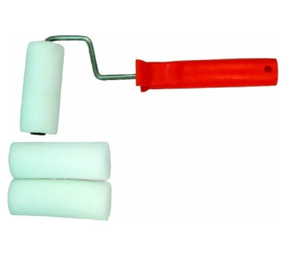 Изображение товара Валик 888 поролоновый, прямой с 2-х сторон, 6x40x100 мм, в сборе, +2 шубки 8153109