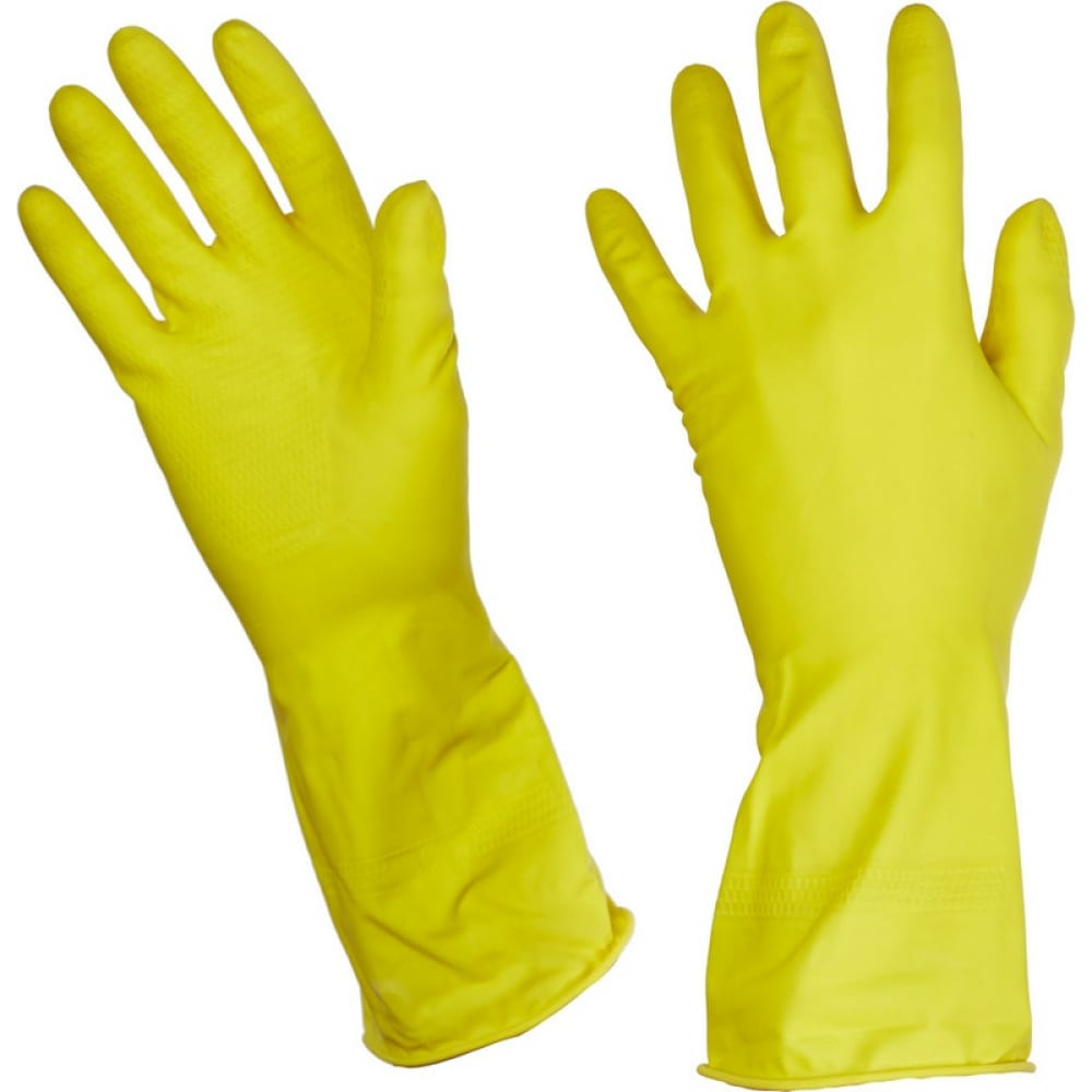 Латексные перчатки Luscan перчатки хозяйственные латексные доляна размер l 33 г хб напыление жёлтый