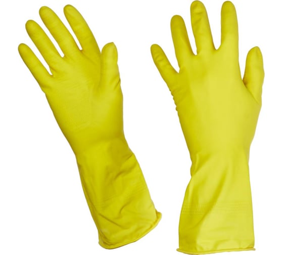 Изображение товара Латексные перчатки Luscan желтые, р. 10/XL 1412356