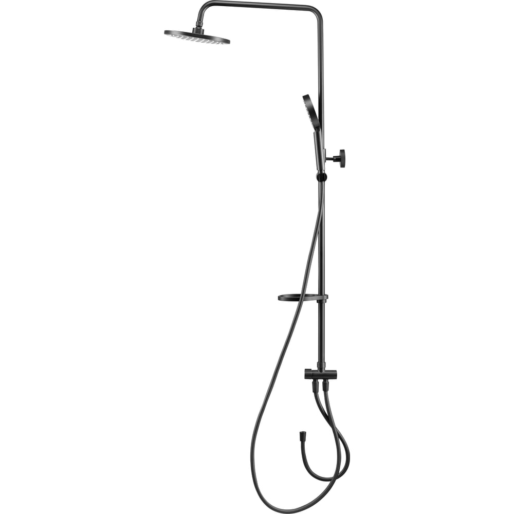 Изображение товара Семейный душ Swedbe Hermes черный с регулируемой высотой и тремя режимами