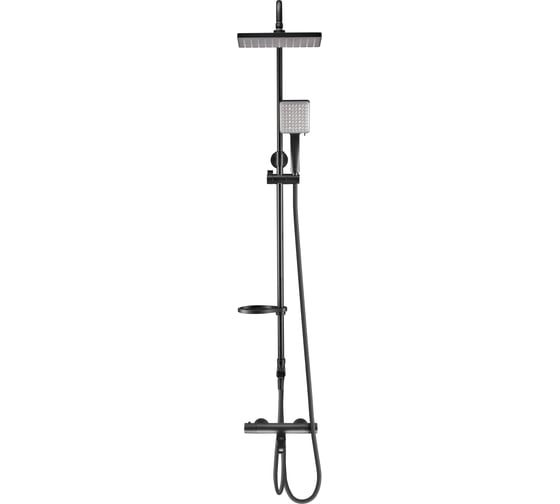 Изображение товара Семейный душ Swedbe hermes черн.мат 5115B