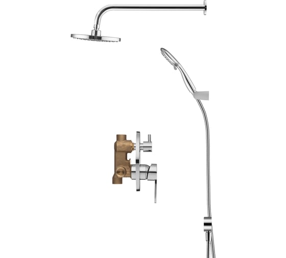 Изображение товара Душевой комплект со встроенным смесителем Swedbe 5538