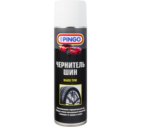 Изображение товара Чернитель шин Pingo аэрозольный баллон, 650 мл 85020-8