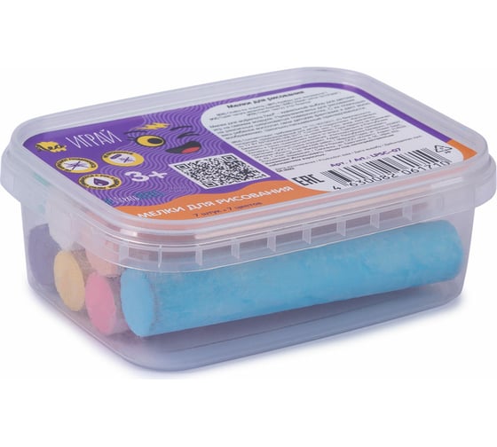 Изображение товара Мелки для рисования Лео Играй 7 цветов 617708