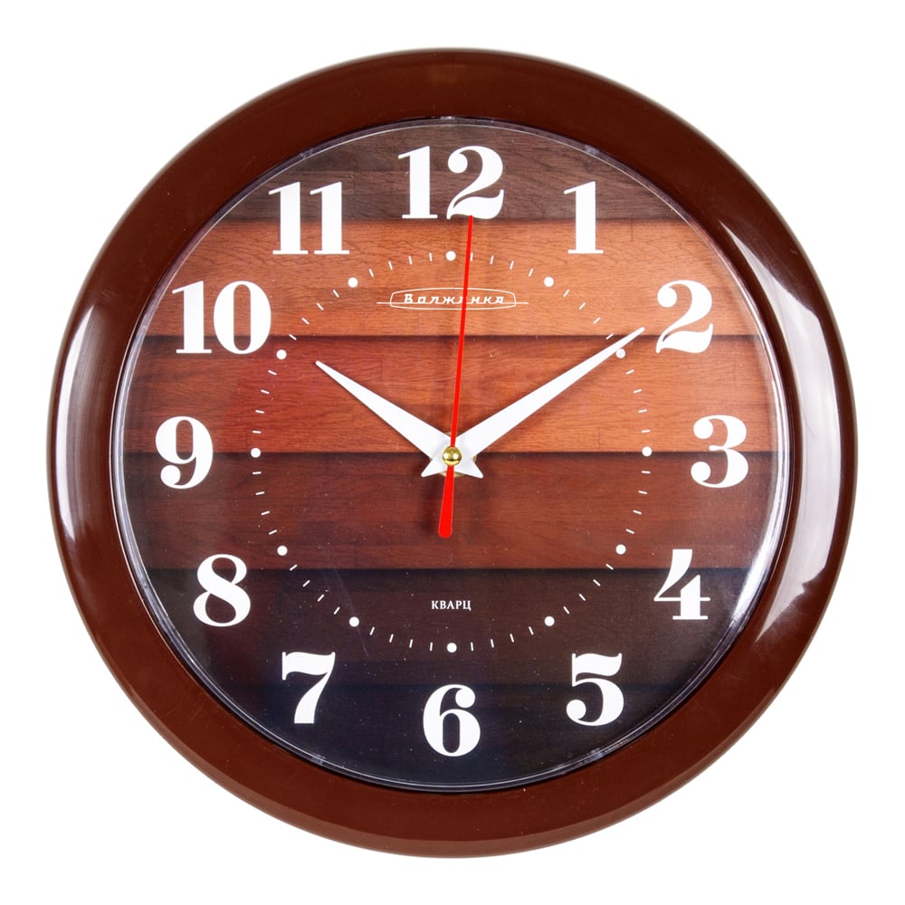 Настенные часы Волжанка часы настенные романс ⌀30 5 см коричневый