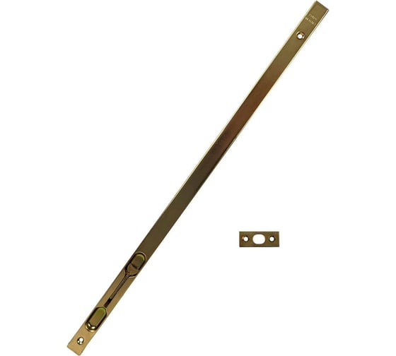 Изображение товара Торцевой шпингалет ALDEGHI LUIGI SPA 400 мм, сталь с латунным покрытием 202AO40