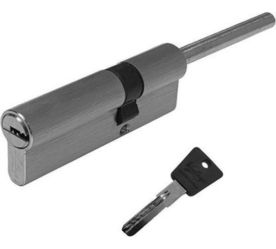 Изображение товара Цилиндровый механизм с длинным штоком Вантаж мат. никель LT90,60x30S SN