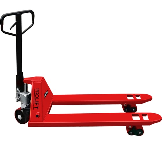 Изображение товара Гидравлическая тележка PROLIFT AC35, г/п 3500 кг, колеса полиуретан, вилы 1150x550 мм AC35-1150x550-P/P