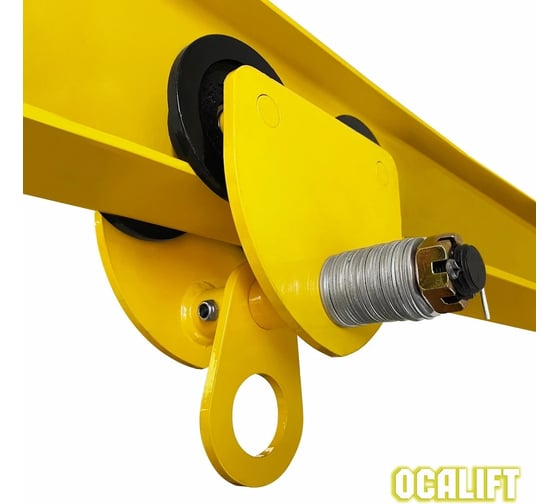 Изображение товара Каретка ручная OCALIFT 3т тип GCT тележка на двутавр холостая без привода 1000922c