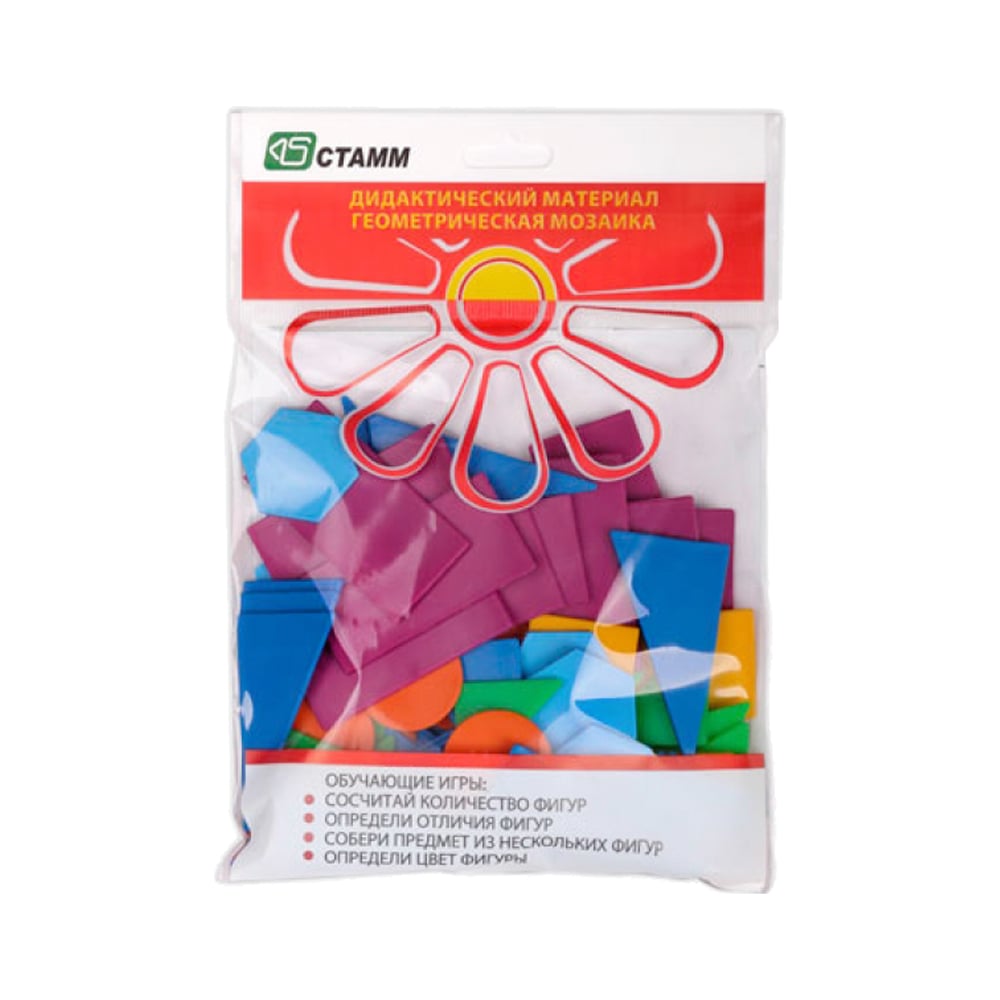 Изображение товара Счетный материал Стамм Геометрическая мозаика ДМ01 для обучения детей