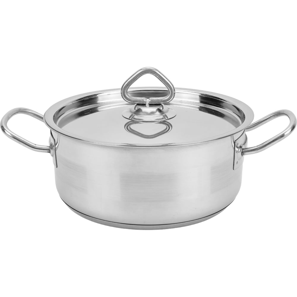 Изображение товара Нержавеющая кастрюля с тройным дном Kitchen Muse SD11808 2 л для газовых и индукционных плит