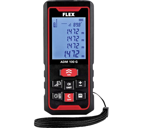 Изображение товара Лазерный дальномер FLEX ADM 100 G 518964