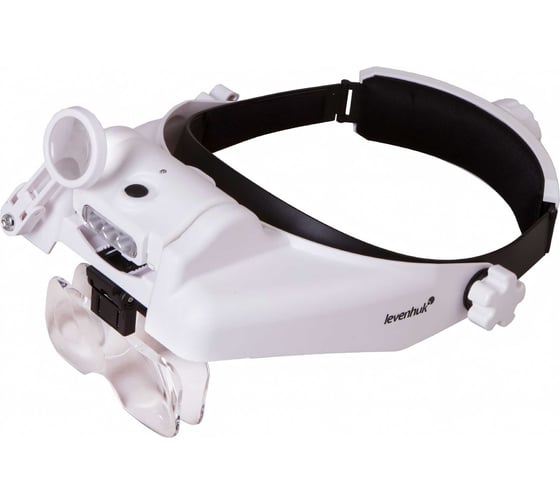 Изображение товара Налобная лупа Levenhuk с аккумулятором Zeno Vizor HR6 72615