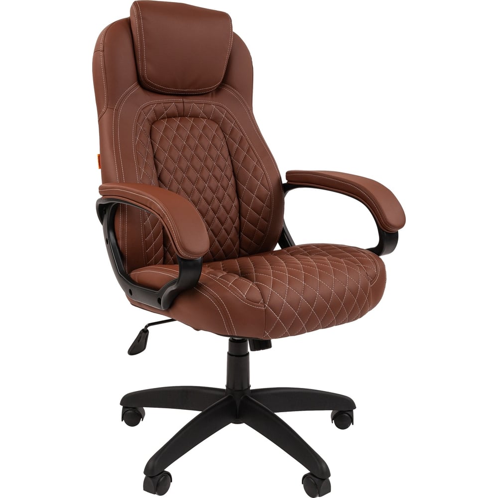 Изображение товара Компьютерное кресло CHAIRMAN 432 экокожа, коричневый 00-07014856