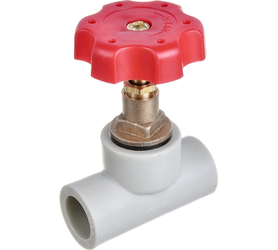 Изображение товара Вентиль Политэк 20 PPRC, серый 9700000020с