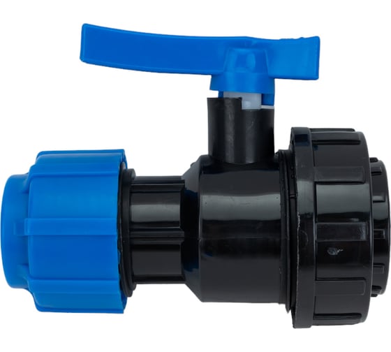 Изображение товара Шаровой компрессионный кран ПОЛИТЭК ВР разъемный d 25x1 ТПК-АКВА, 554222501