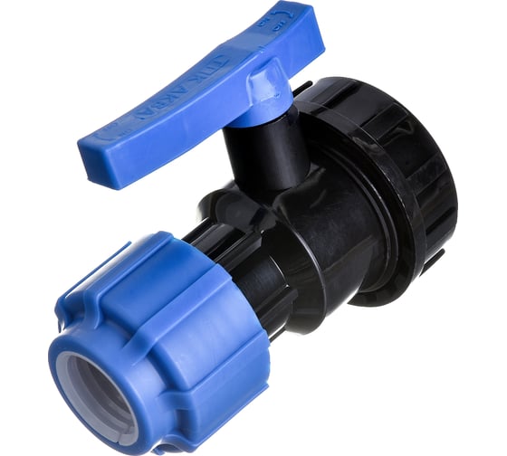 Изображение товара Шаровой компрессионный кран ПОЛИТЭК ВР разъемный d 25x3/4 ТПК-АКВА, 554222534