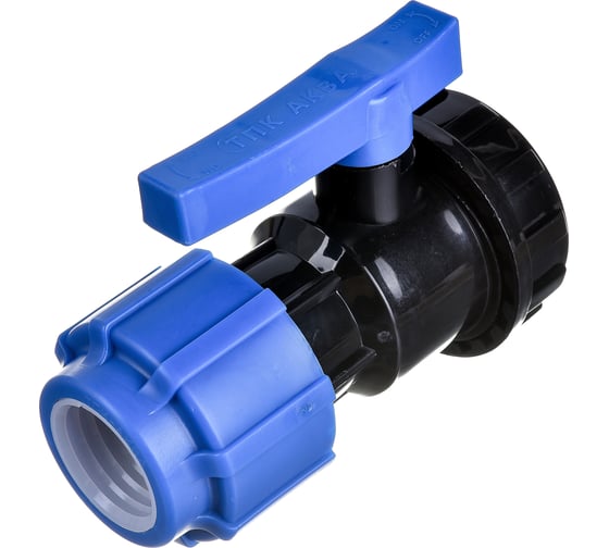 Изображение товара Шаровой компрессионный кран ПОЛИТЭК ВР разъемный d 32x3/4 ТПК-АКВА, 554223234