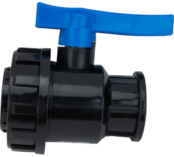 Изображение товара Шаровой компрессионный кран ПОЛИТЭК ВР/ВР 1x1 ТПК-АКВА, 551220101