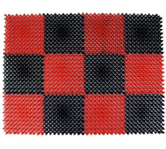 Изображение товара Коврик Бацькина баня Gras 40x54 см, красно-черный 92060