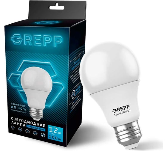 Изображение товара Светодиодная лампочка Ladina, 12 Вт/6500K/E27 165-002