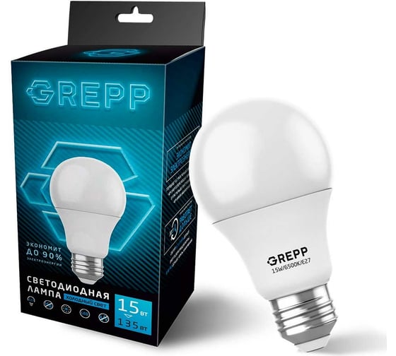 Изображение товара Светодиодная лампочка Ladina, 15 Вт/6500K/E27 165-003