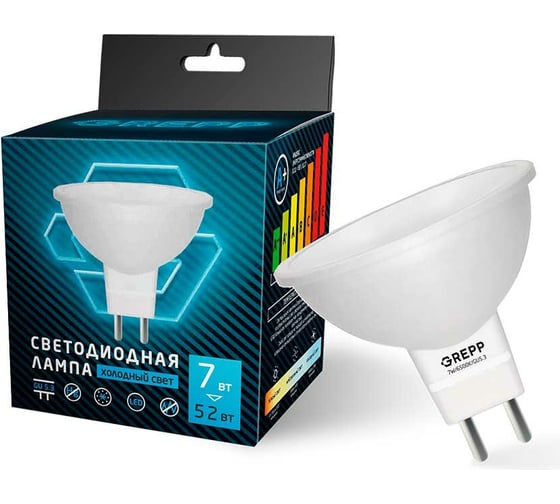 Изображение товара Светодиодная лампочка Ladina 7Вт/6500K/GU 5.3, 165-006