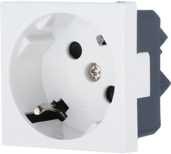 Изображение товара Розетка LK Studio с заземляющими контактами, с защитными шторками, 16 А, 250 В 851204-1