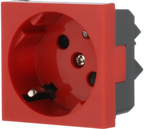 Изображение товара Розетка LK Studio с заземляющими контактами, с защитными шторками, 16 А, 250 В 851207-1
