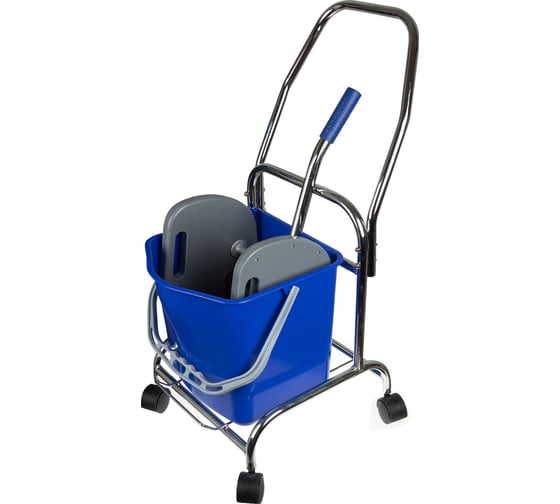 Изображение товара Одноведерная металлическая тележка NV с отжимом, 17 л NV-10917