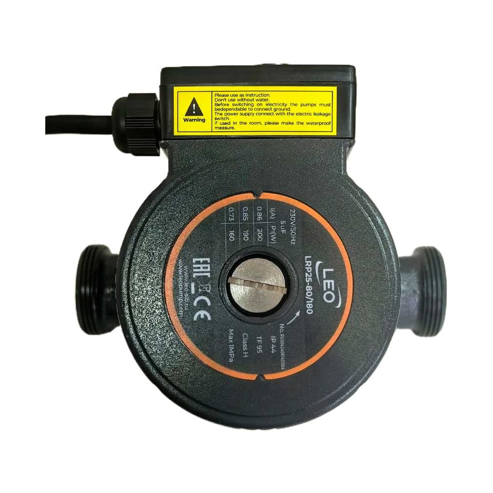 Изображение товара Циркуляционный насос LEO LRP 25-80/180 160-200 Вт для отопления и ГВС