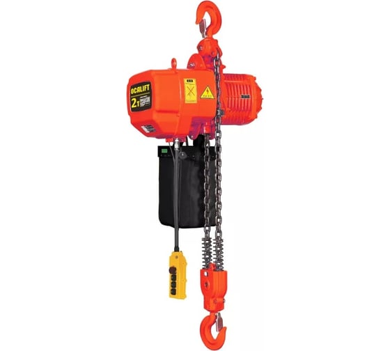 Изображение товара Стационарная цепная таль на крюке OCALIFT 02-02s 2 т, 9 м, 380 в OCA0202SN9m