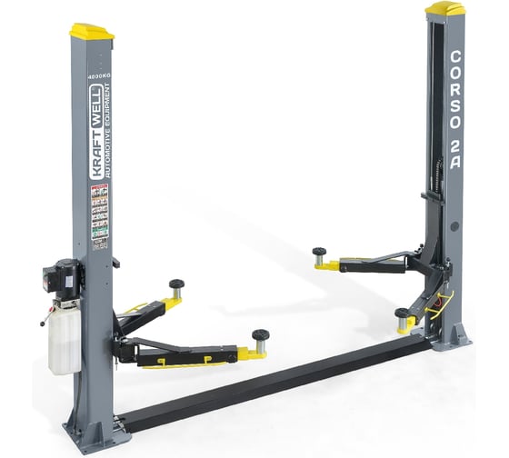 Изображение товара Подъемник с нижней синхронизацией, KraftWell KRW4DLM/220 г/п 4.0т., 220В, CORSO 2A/220