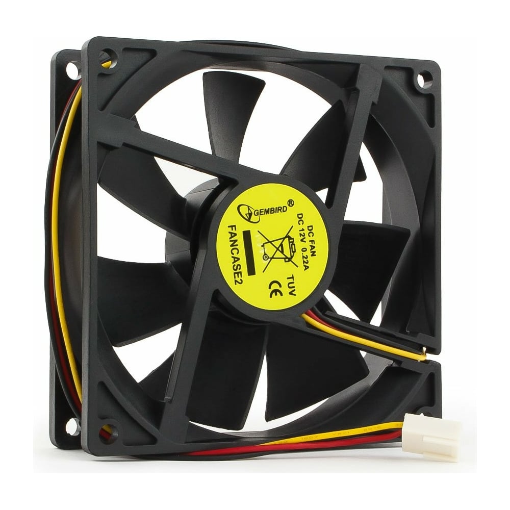 Изображение товара Вентилятор Gembird 92x92x25 FANCASE2 для охлаждения компьютера