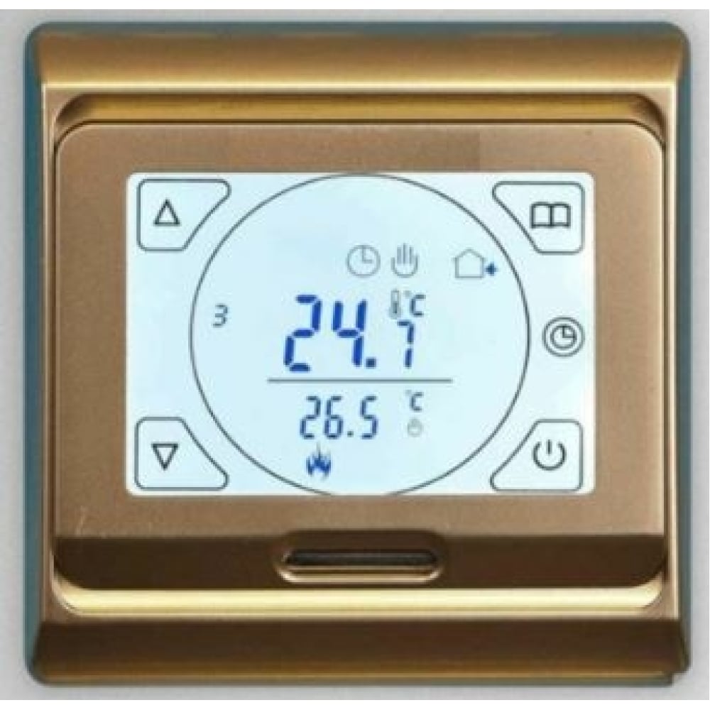 электронный терморегулятор для теплого пола теплософт Сенсорный терморегулятор для теплого пола ТеплоСофт