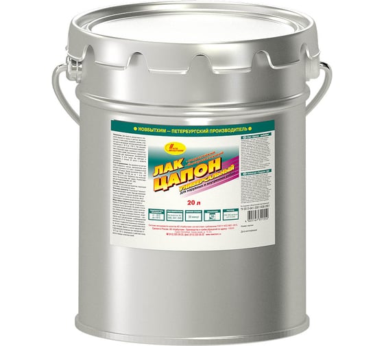 Изображение товара Лак Новбытхим Цапон евроведро 20 литров 440