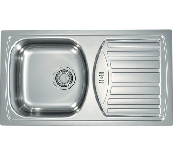 Изображение товара Мойка ALVEUS BASIC 150 NAT-90 780x435 в комплекте с сифоном 1136532