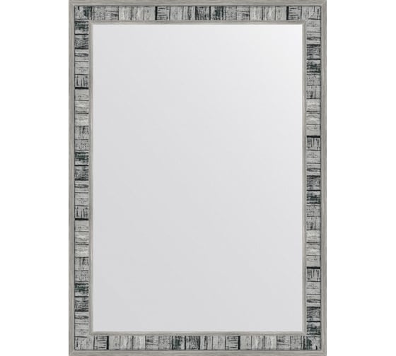 Изображение товара Зеркало в багетной раме EVOFORM состаренное дерево 50 мм, 52x72 см BY 7492