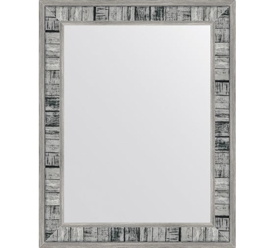 Изображение товара Зеркало в багетной раме EVOFORM состаренное дерево 50 мм, 39x49 см BY 7603