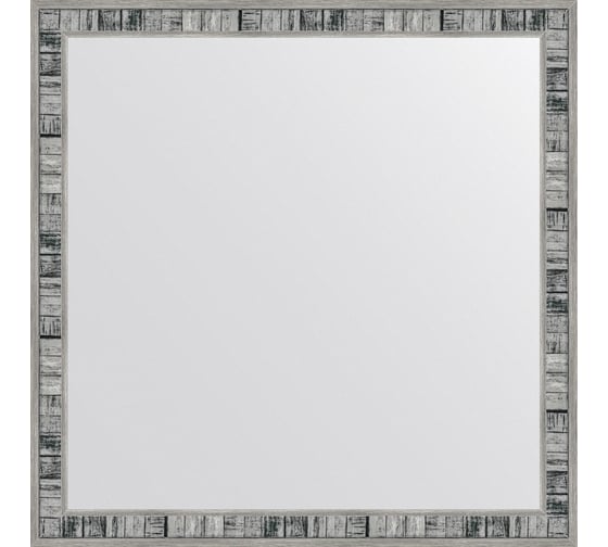 Изображение товара Зеркало в багетной раме EVOFORM состаренное дерево 50 мм, 72x72 см BY 7498