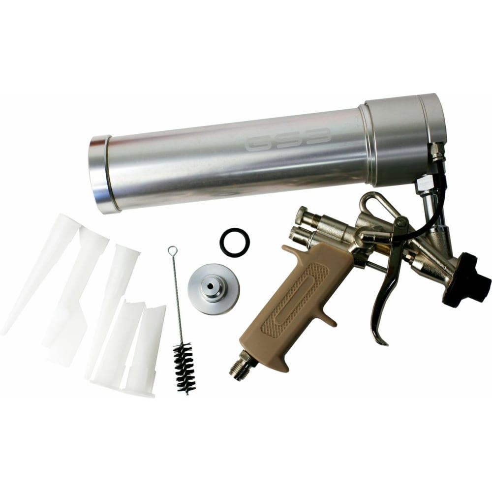 Пневматический пистолет для распыляемых герметиков в картриджах Русский Мастер скелетный пистолет для герметиков zolder