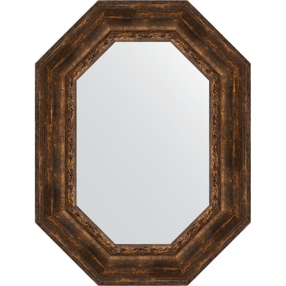 Изображение товара Зеркало в багетной раме EVOFORM 62x82 см цвет состаренное дерево