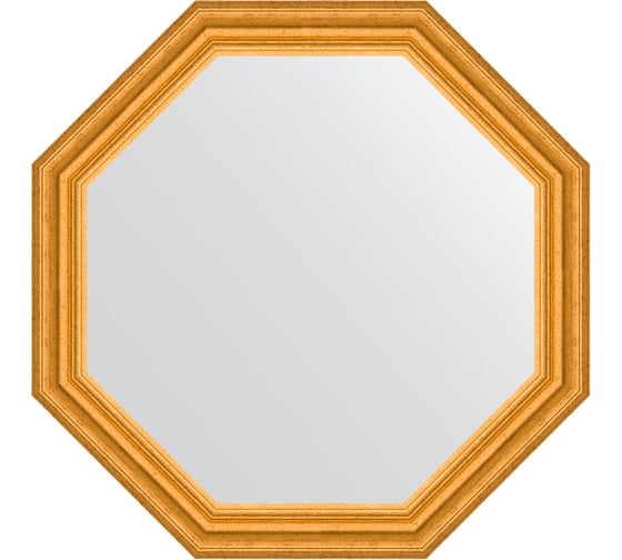 Изображение товара Зеркало в багетной раме EVOFORM состаренное золото 67 мм, 67x67 см BY 3996