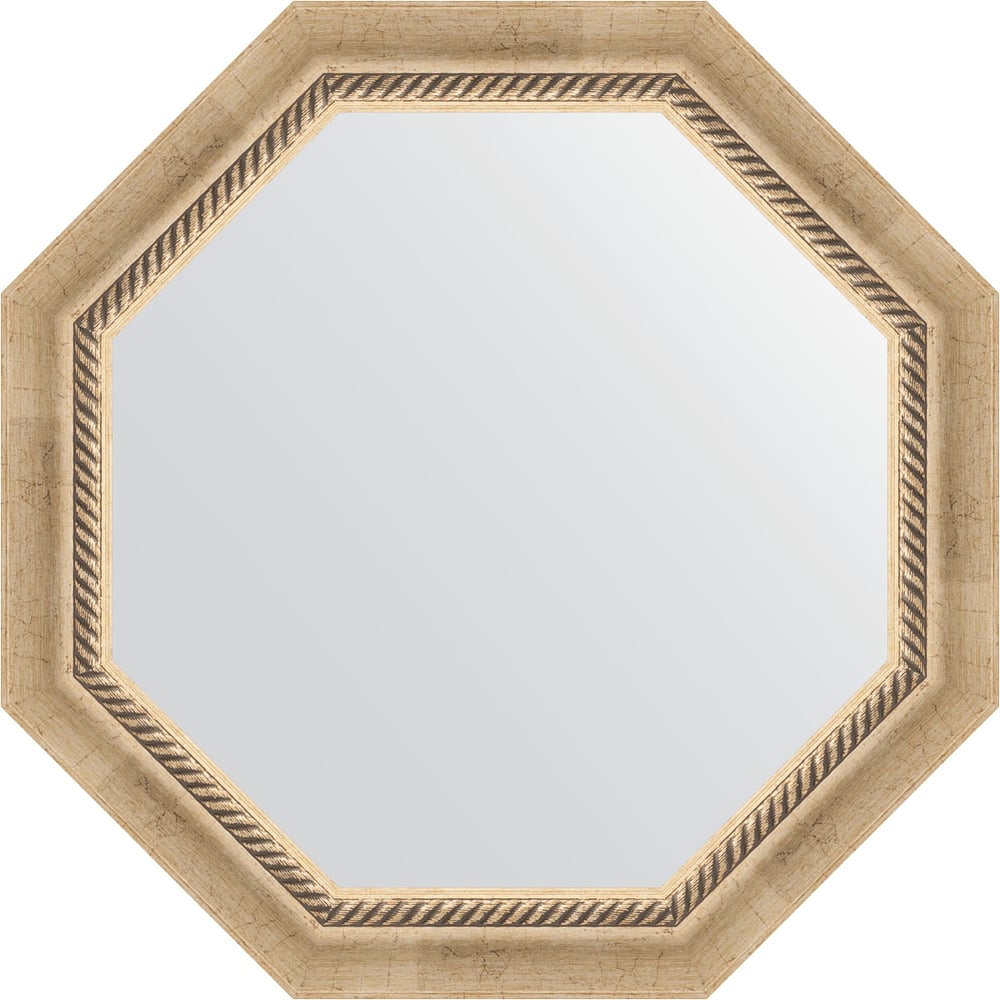 Изображение товара Зеркало в багетной раме EVOFORM состаренное серебро 63x63 см